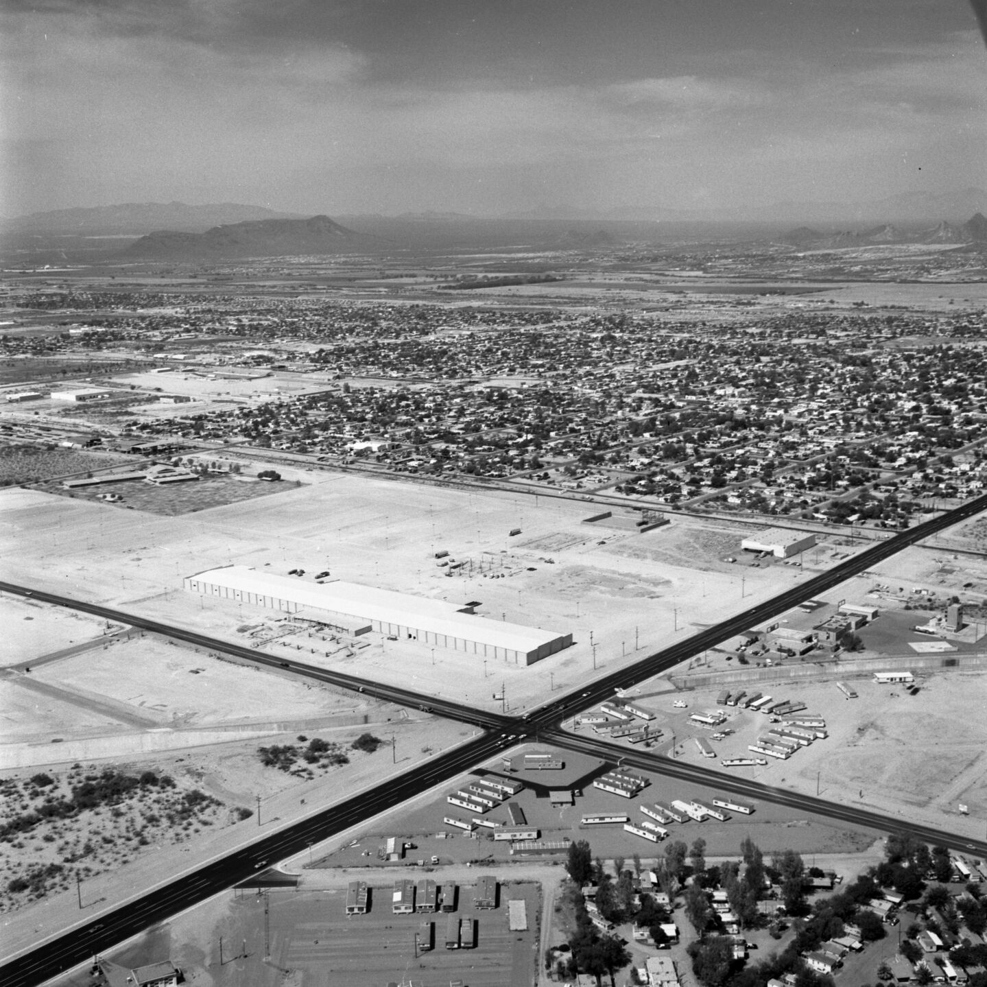 Tucson aerial photos, 1975